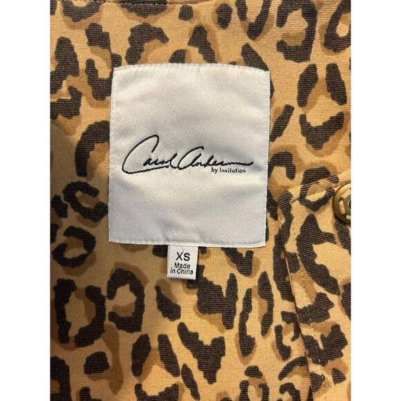 Carol Anderson by Invitation CAbi Leopard Jacket XS - Picture 5 of 6